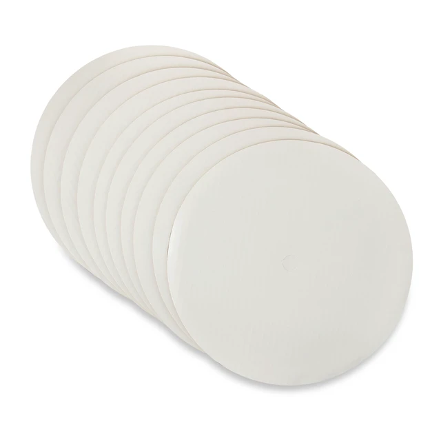 Alt view image 3 of 5 - 10" White Round Paper Cake Boards, 10 Count, by Way To Celebrate
