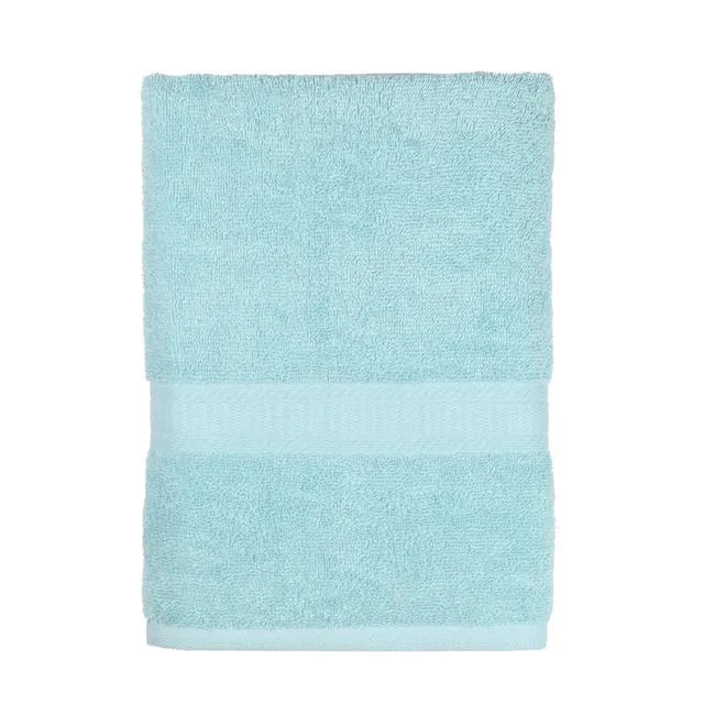 Alt view image 3 of 6 - (2 pack) Mainstays Basic Bath Bath Towel, 100% Cotton, Aqua