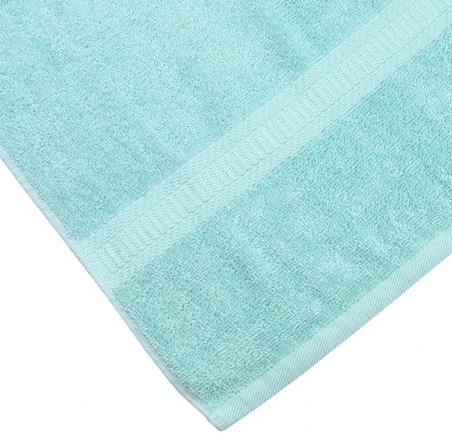 Alt view image 4 of 6 - (2 pack) Mainstays Basic Bath Bath Towel, 100% Cotton, Aqua