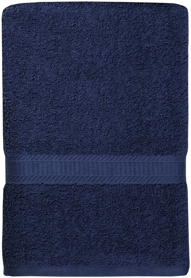 Alt view image 6 of 6 - (2 pack) Mainstays Bath Towel, 100% Cotton, Highly Absorbent, Navy