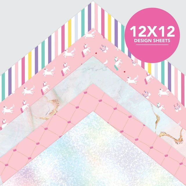 Alt view image 6 of 7 - Roobee by Mara Mi Pink Dreamland Scrapbook Paper Pad, 50 Sheets, 25 Designs
