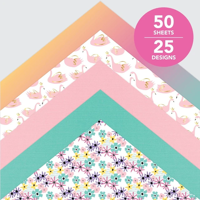 Alt view image 5 of 7 - Roobee by Mara Mi Pink Dreamland Scrapbook Paper Pad, 50 Sheets, 25 Designs