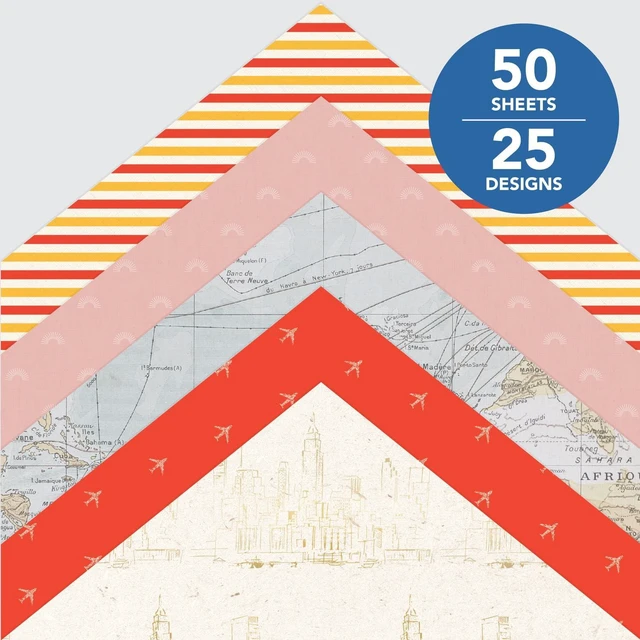 Alt view image 3 of 7 - Roobee by Mara Mi Adventure Multicolor Paper Pad, 50 Sheets, 25 Designs