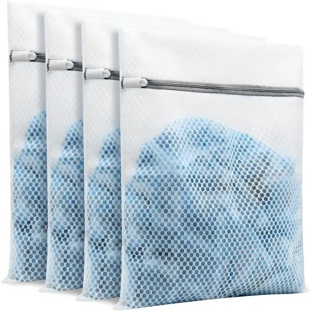 Main image of 3Pcs Laundry Bags Mesh Wash Bags 9x12 Inches | (3 Small) | Upgraded Honeycomb & Fine Mesh, Extra Durable with Sturdy Zippers