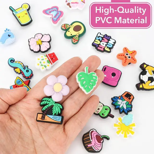 Alt view image 6 of 6 - Small Silicone Pencil Case with DIY Holes and 20 Decorative Charms | Aesthetic Pencil Bag f