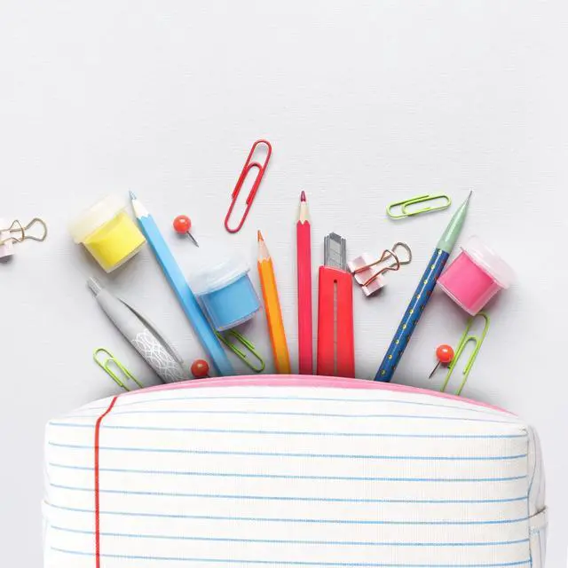 Alt view image 6 of 7 - Striped Pencil Case 7.87 x 3.15 Inch Line Drawing Pencil Bag Preppy Lined Notebook Pen Pouch Station