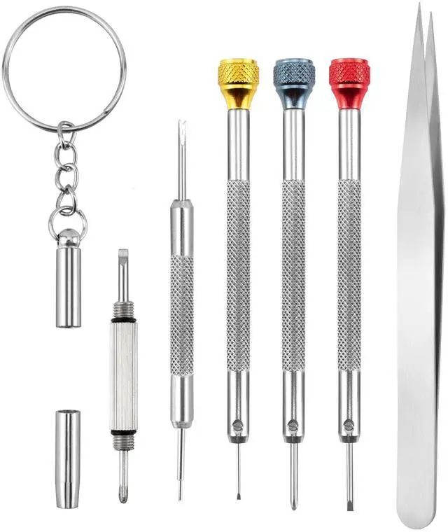 Main image of Precision Screwdriver Set with Tweezers, Watch Screwdriver Micro Watchmakers Screwdrivers for Watche