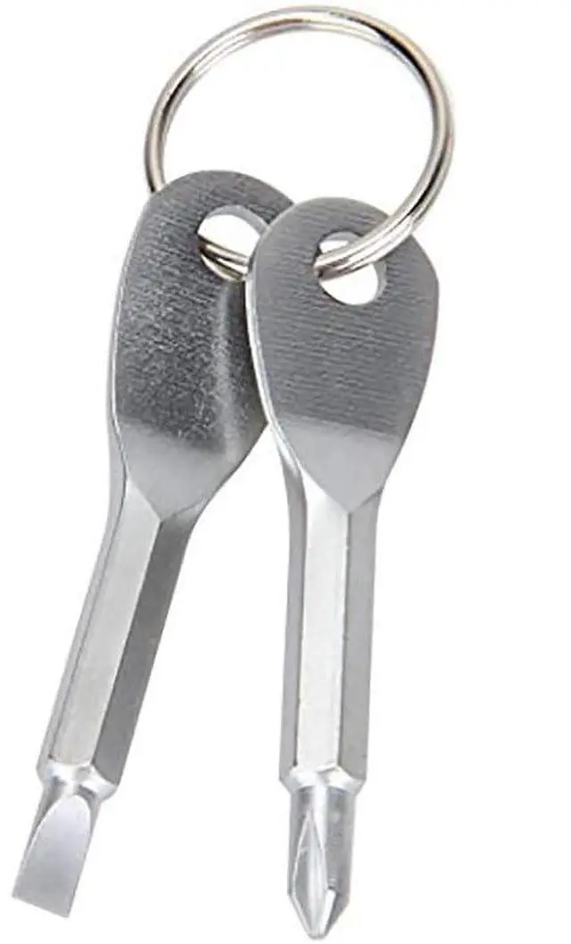 Main image of Multifunction Key Chain Pocket Screwdriver Dual-purpose Mini Shape Travel Kits Outdoor Home Screwdri