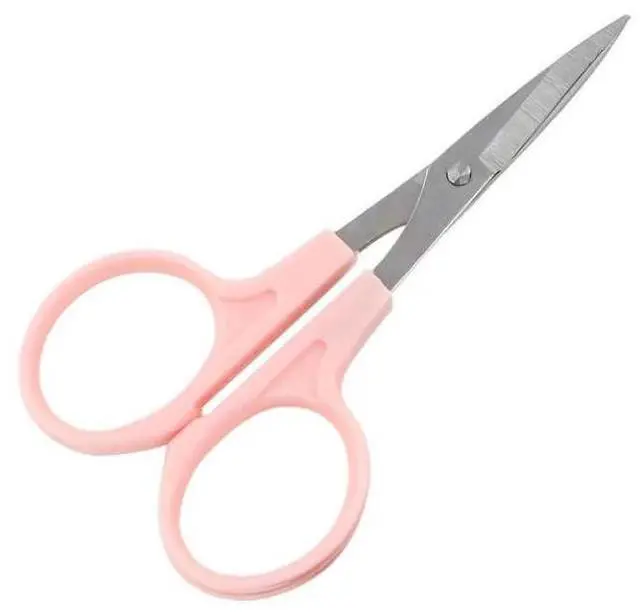 Main image of Embroidery Curved Scissors, 1 Pc, Stainless Steel, for Cross Stitch, Sewing, Crafting, Dressmaking,