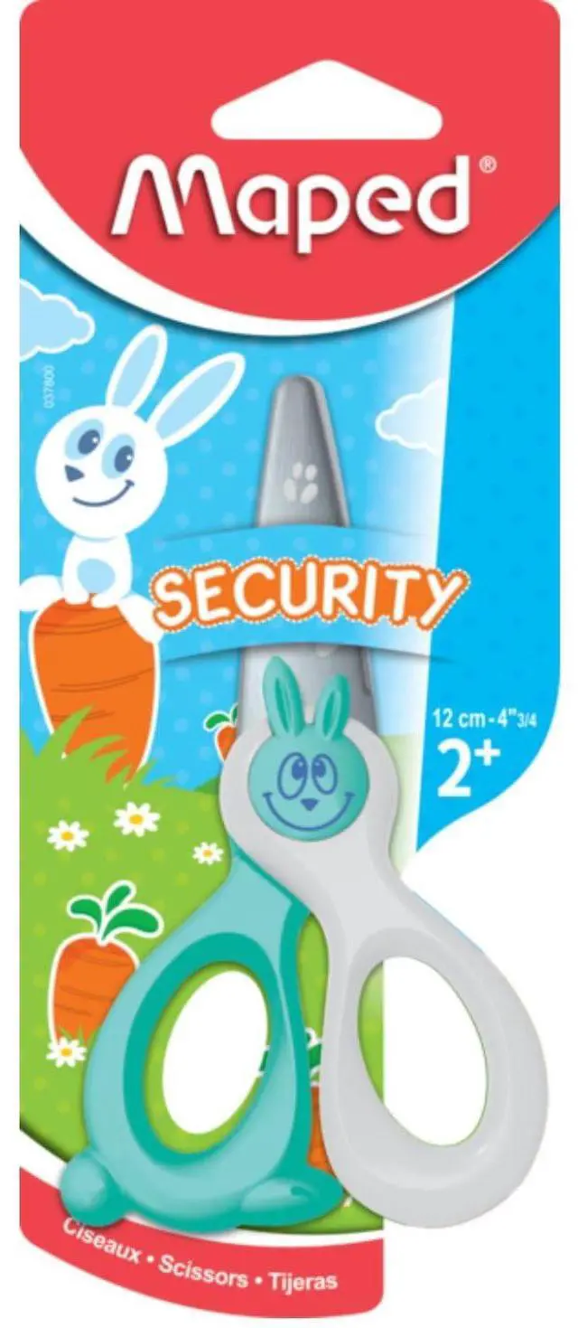 Main image of Kidicut - Kids safety scissors - Blunt tip - 4.75 inch | Ambidextrous Right and Left Handed - School