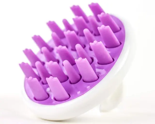 Main image of lion Scalp Massager Dandruff Brush - For Exfoliating Treatment, Shampoo Scrubbing, and Hair Growth (