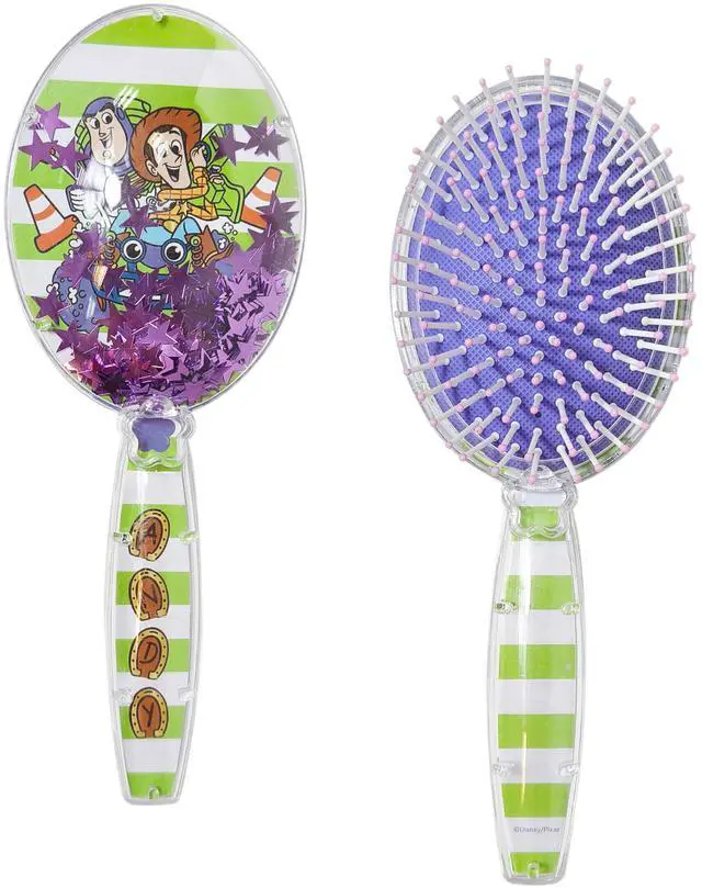 Main image of Kids Detangling Confetti Hair Brush Fun Toy Story Design, Gentle on Wet & Dry Hair, Ideal for Kid
