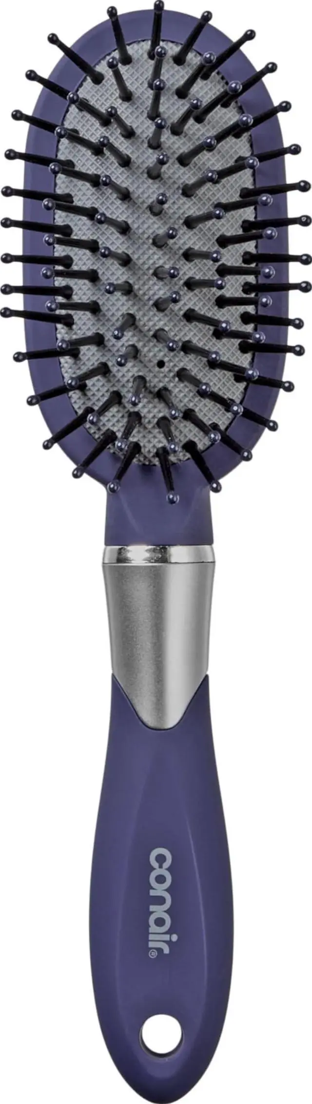 Main image of Totally Smooth Mini Hair Brush, Soft-Touch Handle, Ball-Tipped Bristles for Detangling Wet or Dry Ha