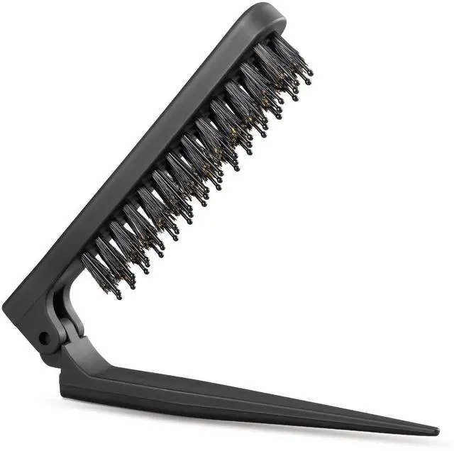 Main image of Brush for Fine Hair, Boar Bristle Styling Brush with Rat Tail Pick | Slick Back Brushes for Volume,