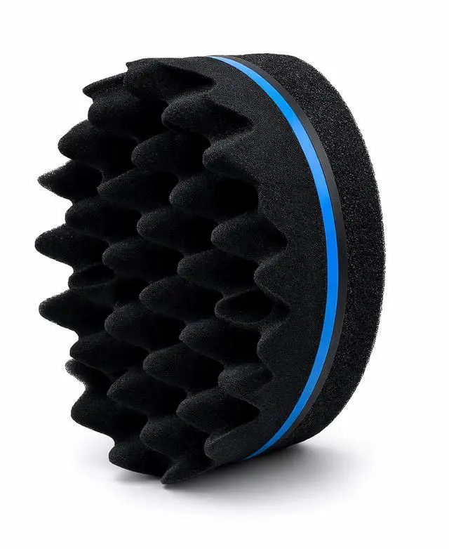 Main image of 1 Piece Hair Twist Curl Sponge Brush: Dual-Sided Afro Coil & Dread Styling Tool for Men and Women, S