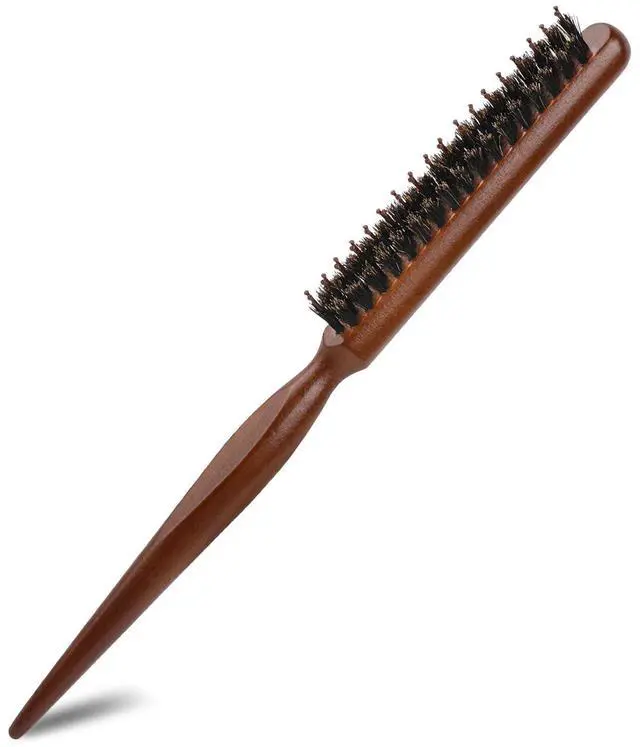 Main image of Bristle Teasing Brush for Slick Back Hair, Hair Teasing Brushes for Women Styling Brush with Wooden