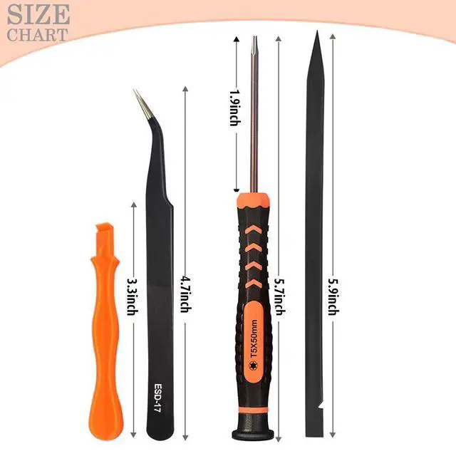 Alt view image 4 of 7 - Tool Kit for MacBook, TECKMAN Macbook Screwdriver Set with P5 Pentalobe Screwdriver,T5 Torx and Ph00