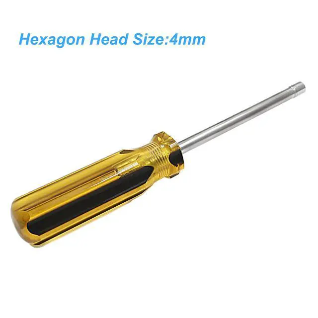 Alt view image 5 of 5 - 4mm Socket Wrench Screwdriver, Hex Socket Wrench | High-Carbon Steel, Hexagon Nut Driver, Non-Magnet