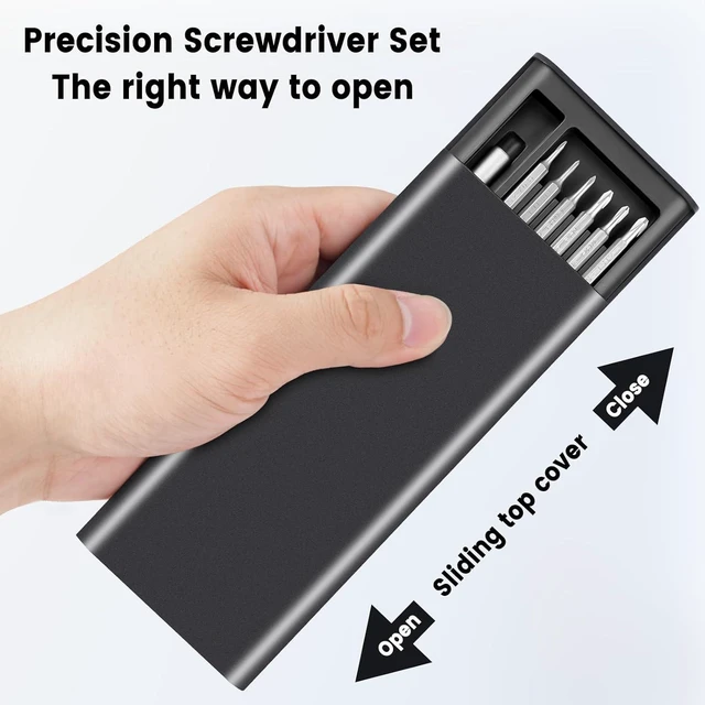 Alt view image 6 of 6 - 25-in-1 Small Precision Screwdriver Set, Professional Magnetic Mini Screwdriver Tool Kit, Mini Repai