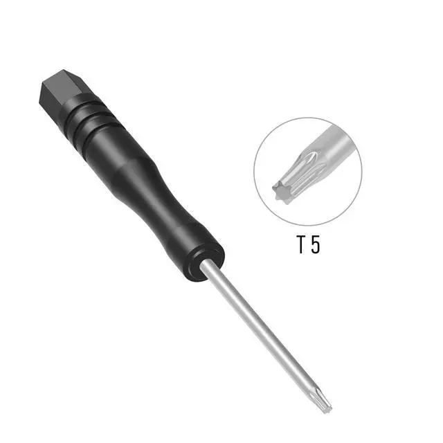 Alt view image 4 of 4 - 2 Pcs T5 Mini Torx Screwdriver, 80mm | 3.15" Torx Driver Star Bit Screwdriver, Non-magnetic for Comp