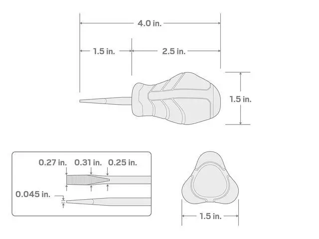 Alt view image 7 of 7 - 1/4 Inch Slotted x 1-1/2 Inch Stubby Screwdriver | 26621 | Made in USA