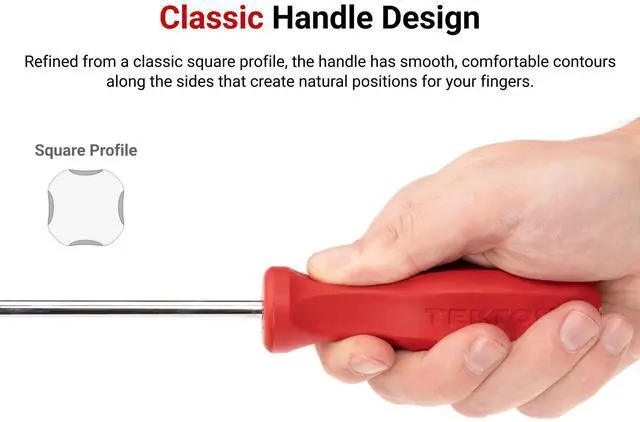 Alt view image 3 of 7 - 1/8 Inch Slotted Hard Handle Screwdriver | DSS31125 | Made in USA