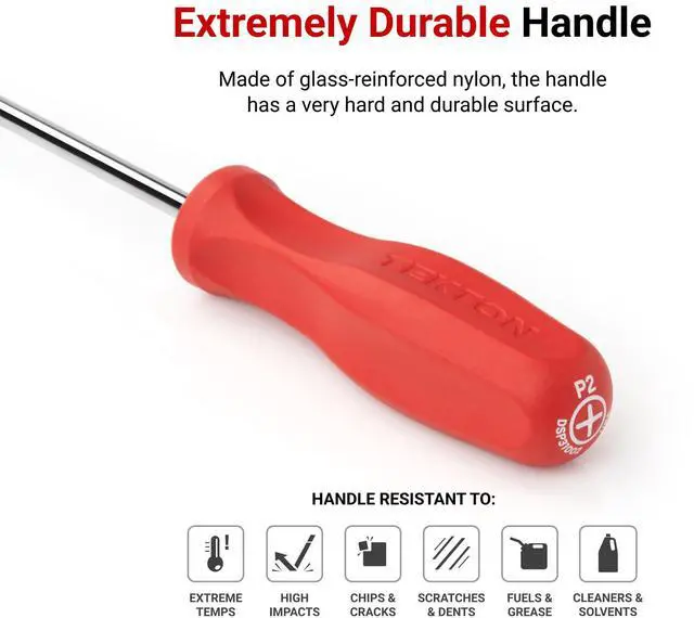 Alt view image 4 of 7 - 1/8 Inch Slotted Hard Handle Screwdriver | DSS31125 | Made in USA