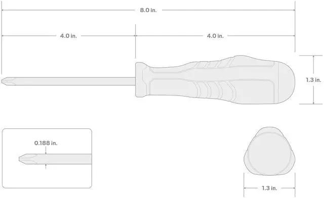 Alt view image 7 of 7 - P1 High-Torque Screwdriver | DHP31001 | Made in USA