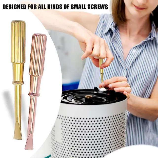 Alt view image 2 of 7 - 2 Pcs Screwdriver for Love Bracelet, Titanium Steel Mini Screw Driver, Bracelet Repair Screwdriver,