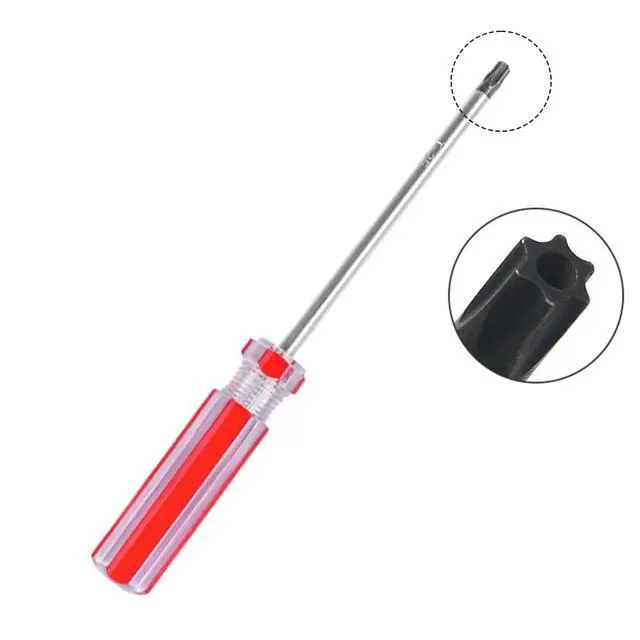 Alt view image 3 of 6 - Torx Security Screwdriver with Magnetic Tip Plastic Grip for Computer Repairing, Automobile Tools, a