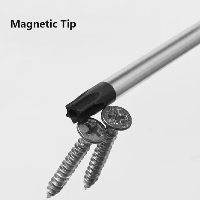 Alt view image 4 of 6 - Torx Security Screwdriver with Magnetic Tip Plastic Grip for Computer Repairing, Automobile Tools, a