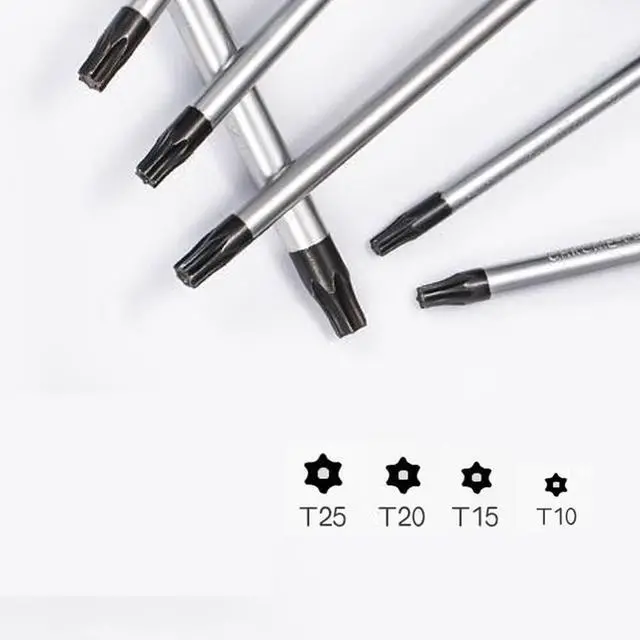 Alt view image 5 of 6 - Torx Security Screwdriver with Magnetic Tip Plastic Grip for Computer Repairing, Automobile Tools, a