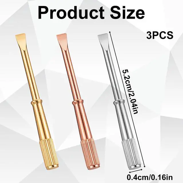 Alt view image 2 of 7 - 3 Pcs Love Bracelet Screwdriver, Bracelet Screwdriver | Mini Screw Driver for Love Bracelet, Titaniu