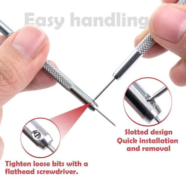 Alt view image 5 of 7 - Precision Screwdriver Set with Tweezers, Watch Screwdriver Micro Watchmakers Screwdrivers for Watche