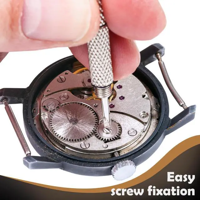 Alt view image 7 of 7 - Precision Screwdriver Set with Tweezers, Watch Screwdriver Micro Watchmakers Screwdrivers for Watche