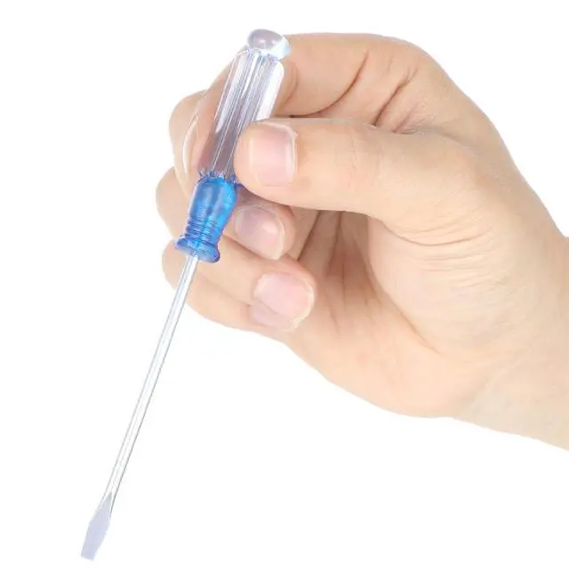 Alt view image 4 of 7 - 4 PCS Mini Flat Head Screwdriver, 3.0mm Size 127mm Length Small Flathead Screwdrivers, Mini Flathead