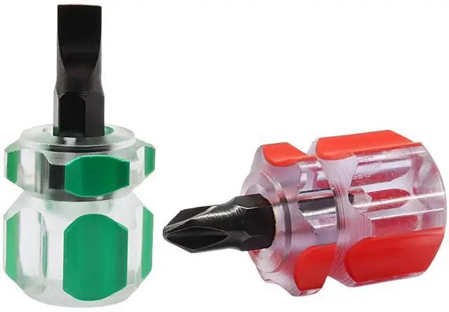 Alt view image 2 of 5 - 4 PCS Dedicated Screwdriver Set | with Flat Head and Phillips Head, Mini Stubby Tools Short Screwdri