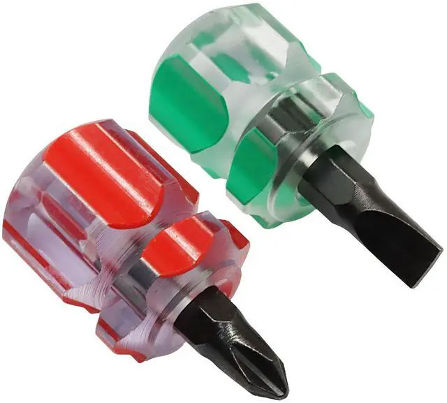 Alt view image 4 of 5 - 4 PCS Dedicated Screwdriver Set | with Flat Head and Phillips Head, Mini Stubby Tools Short Screwdri