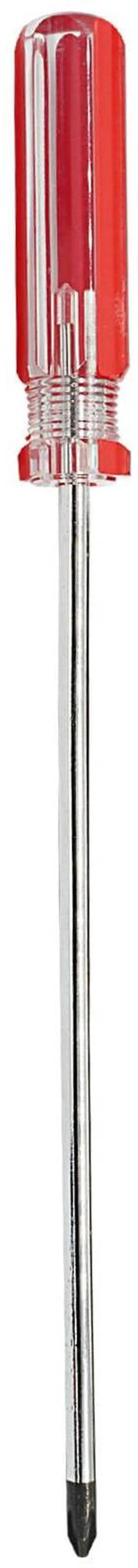 Alt view image 2 of 5 - 8-Inch Phillips Screwdriver #1 | 5mm Shaft, Long, Magnetic Tip, Red Handle, Extra Long for Repair