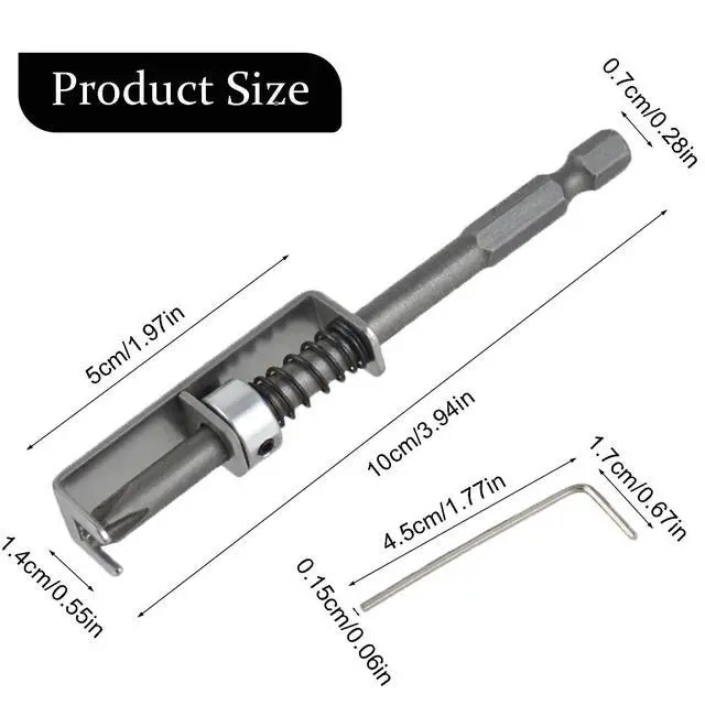 Alt view image 2 of 6 - 2 Pcs Spring-loaded Screw Holder Bit, Universal Screwdriver Bit with Screw Gripper, Single-Hand Oper