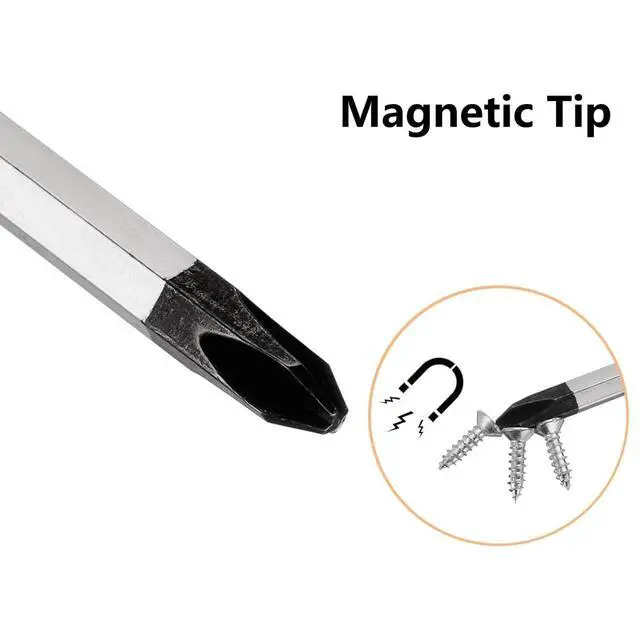 Alt view image 3 of 5 - 1Pcs Demolition Screwdriver, 8mm Phillips Screwdriver 11.8 Inches with Ergonomic Handle for Industry