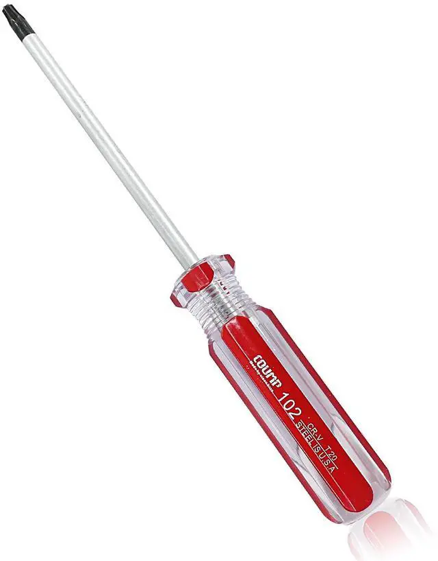 Alt view image 2 of 5 - T20 Torx Star Security Screwdriver | Magnetic Tip, PVC Insulated Handle, High Carbon Steel, Electron
