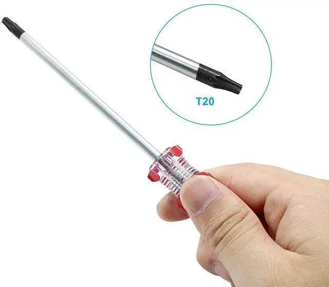 Alt view image 4 of 5 - T20 Torx Star Security Screwdriver | Magnetic Tip, PVC Insulated Handle, High Carbon Steel, Electron