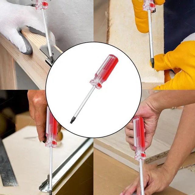 Alt view image 5 of 5 - T10 3 Inch Torx Screwdriver with Magnetic Tip, PVC Red Handle Screwdriver for Repair, Home Appliance