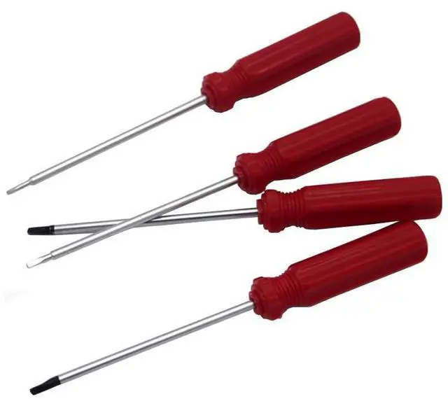 Alt view image 6 of 6 - 4-Piece Triangle Head Screwdriver Set for Electronic Toys, Triangle Safety Screws Driver Tool Set for Thomas McDonald's Toy Series Repair Battery Disassembly Toy
