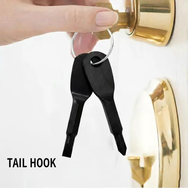 Alt view image 6 of 7 - Multifunction Key Chain Pocket Screwdriver Dual-purpose Mini Shape Travel Kits Outdoor Home Screwdri