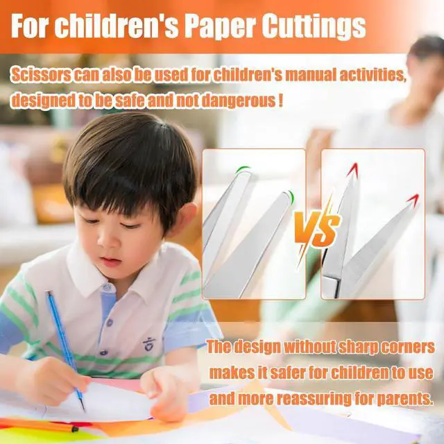 Alt view image 5 of 7 - 2PCS Folding Scissors, Portable Travel Scissor, Gift for Men Glasses Shaped Mini Shear Telescopic Cu