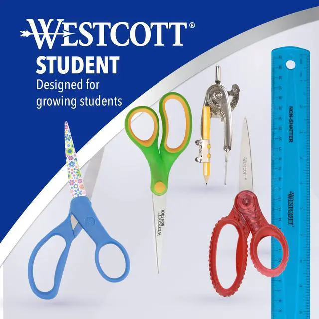 Alt view image 5 of 7 - GEM Crystal-Design Scissors for Kids Ages 12+ - Back to School Essentials and Classroom Supplies - 7