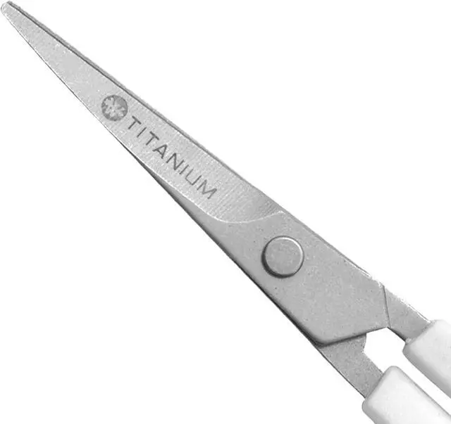 Alt view image 6 of 6 - 4" Embroidery Scissors with Curved Titanium-Bonded Blades for Flush Trimming, Crafting, Sewing & Mor