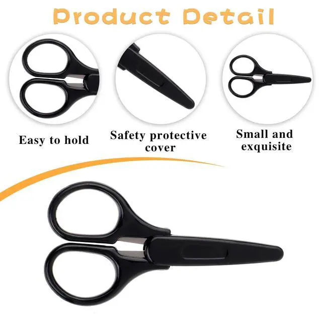 Alt view image 3 of 6 - 3Pcs Small Craft Scissors Sharpest Precise Stainless Steel Cutting Scissor All Purpose Craft Scissor